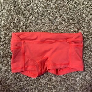 Pink/coral ivivva shorts size 8